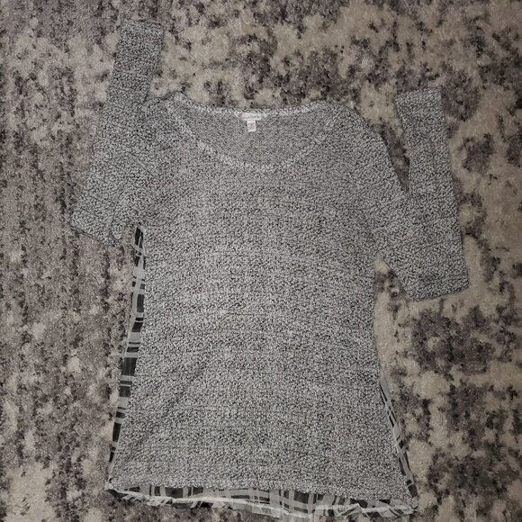 Charming Charlie Sheer Longsleeve Blouse 😍😍 - Picture 1 of 5